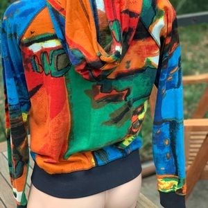 Colorful Hoodie Jacket Y2K Fashion